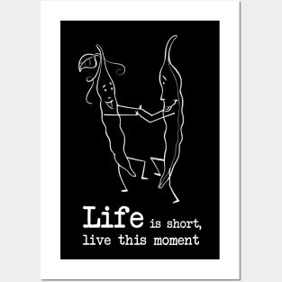 Life is short Posters and Art